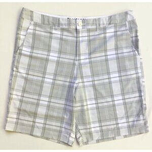 Elysian Hybrid Shorts Men 38 White Gray Chino Outdoor Comfort Hiking Casual